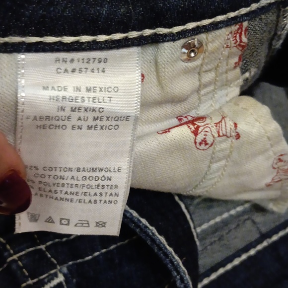 Women's True Religion Slim Straight size 28 jeans - Picture 4 of 12